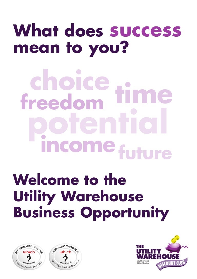The Utility Warehouse Business Opportunity