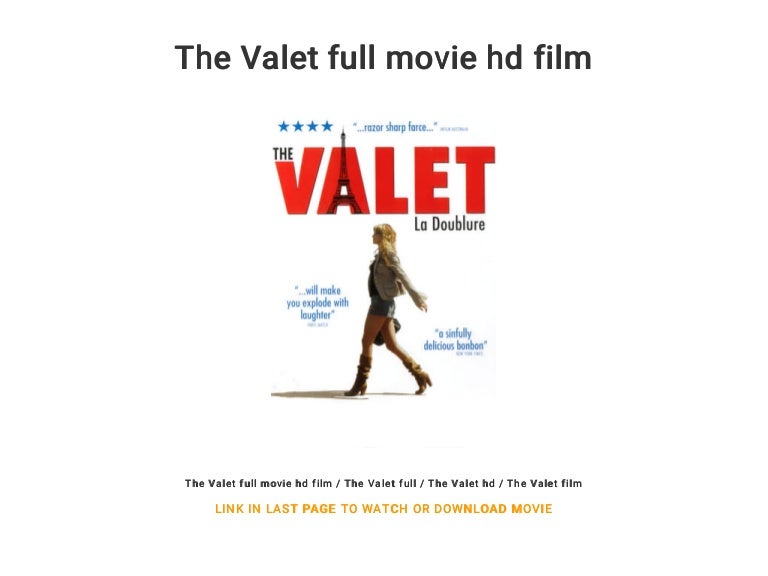 The Valet full movie hd film