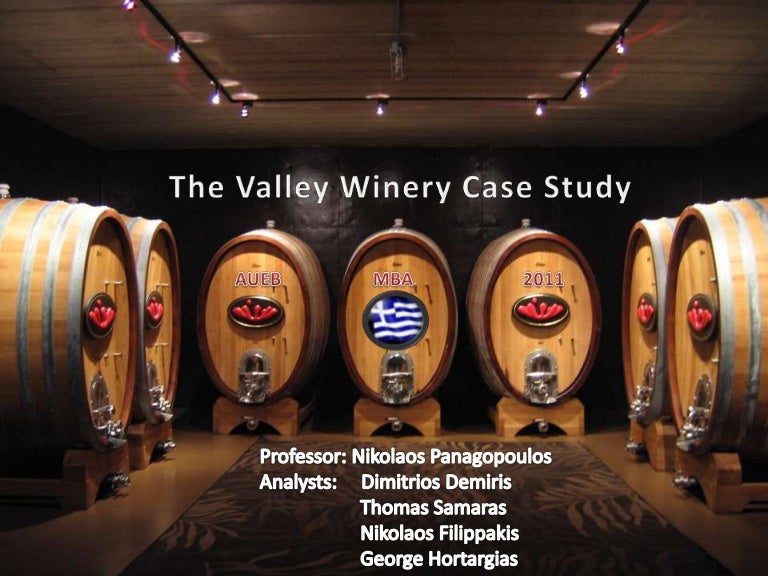 Valley winery case study essay 03 picture