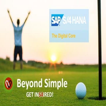 TheValueChain Beyond Simple 10-05-16 - S/4HANA, the digital core