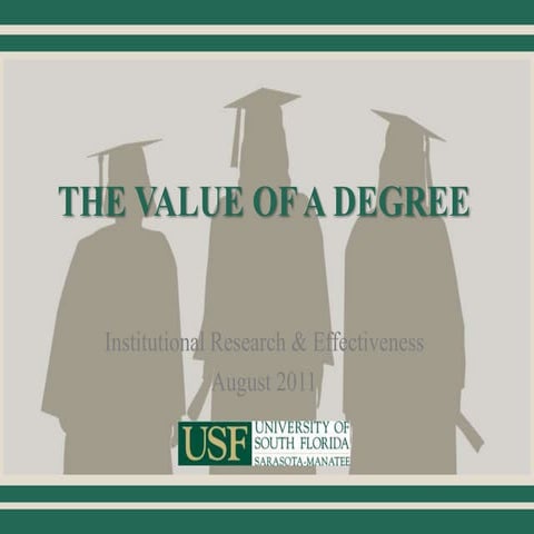 The value of a graduate degree