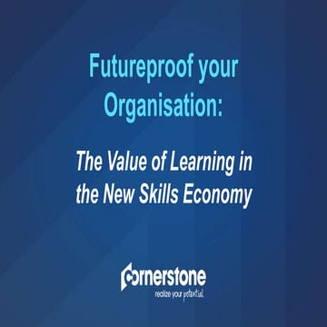 The Value of a Learning Mindset in the New Skills Economy