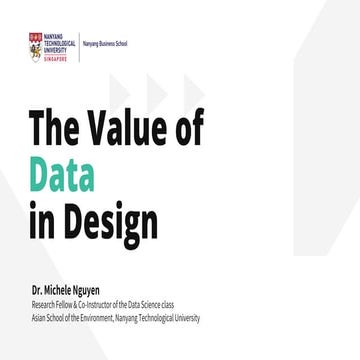 The Value of Data in Design