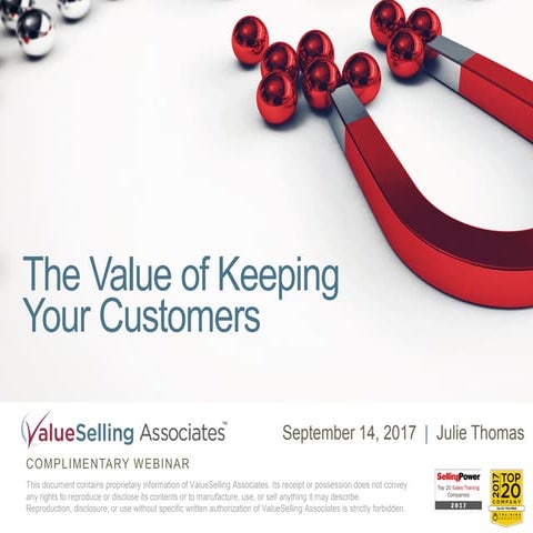 The Value of Keeping Your Customers