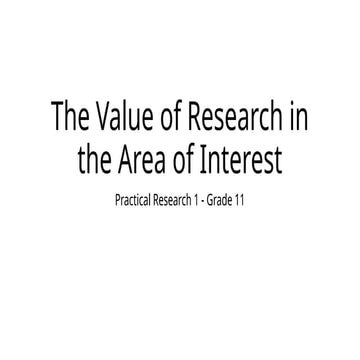 The Value of Research in the Area of.pptx