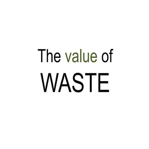 The Value of Waste