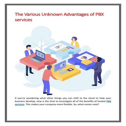 The various unknown advantages of pbx services