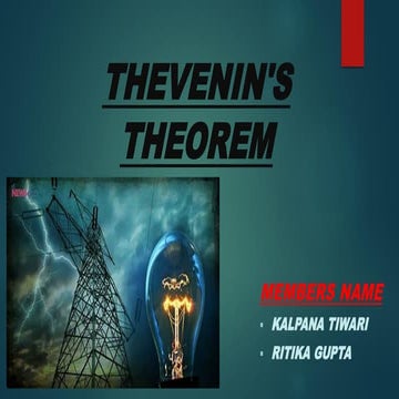 Thevenin's theorem