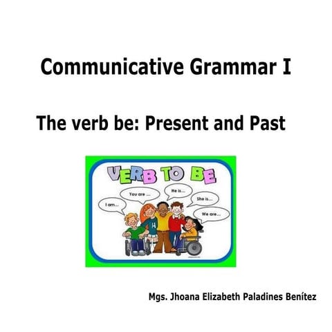 The verb be present and past