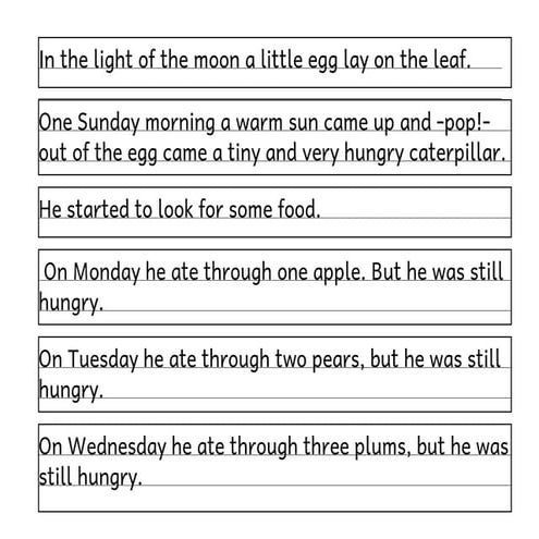 The very hungry caterpillar story text.pdf