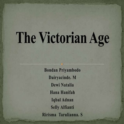 The victorian age