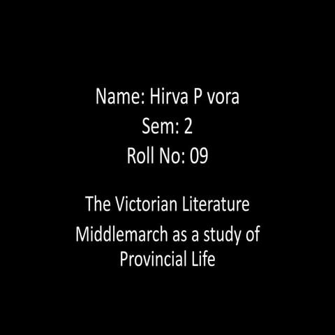 The victorian literature