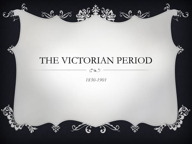 Victorian era | PPTX