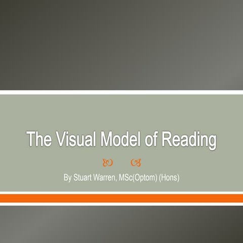 The Visual Model of Reading