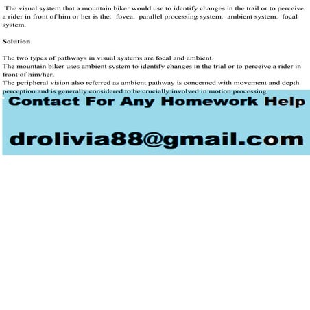 The visual system that a mountain biker would use to identify changes.pdf