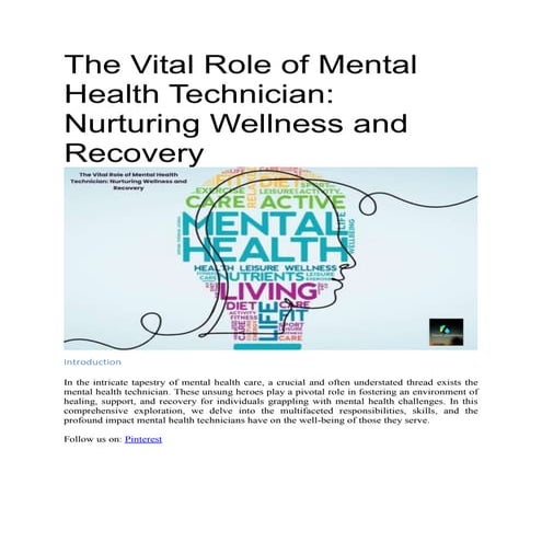 The Vital Role of Mental Health Technician.docx