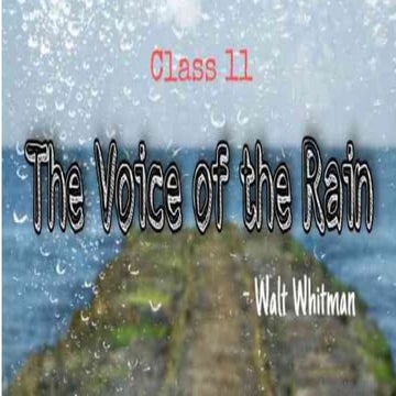 The voice of the rain poem class 11th.pdf