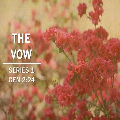 The Vow Series 1 - 10AM Morning Service | Ptr. Vetty Gutierrez