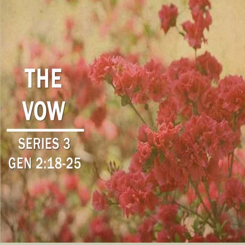 The Vow Series 3 - Ptr. Vetty Gutierrez - 10AM Morning Service