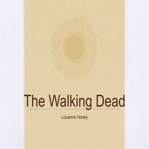 The Walking Dead TV Opening Scene Research | PPTX