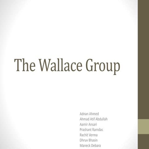 The wallace group