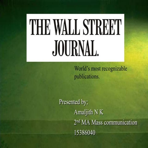 The wall street journal