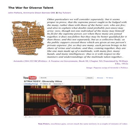 The War for Diverse Talent working draft