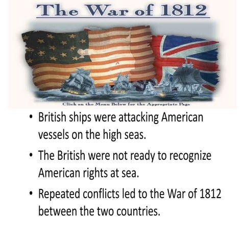 The War Of 1812 - Powerpoint