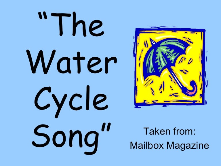 The water cycle song