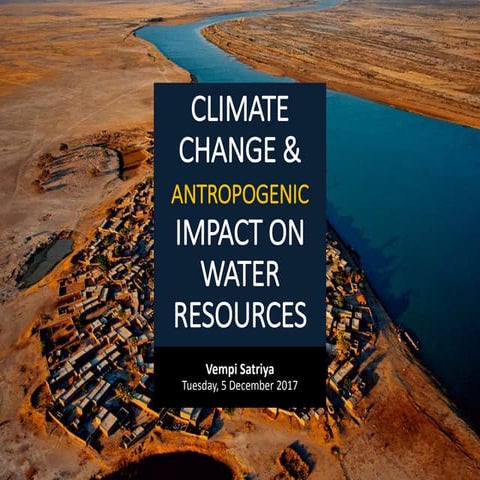 climate change and water resources | PPTX