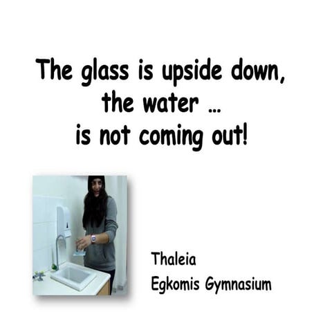 The water is not coming out