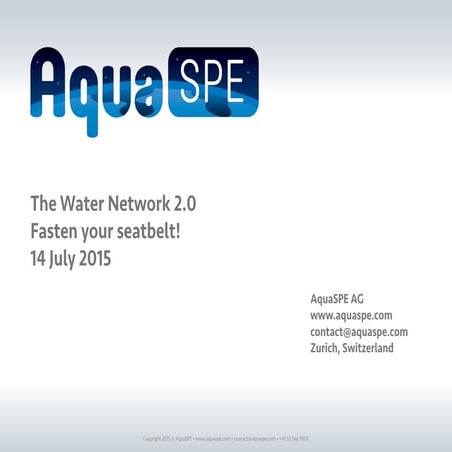 The Water Network by AquaSPE AG | PDF