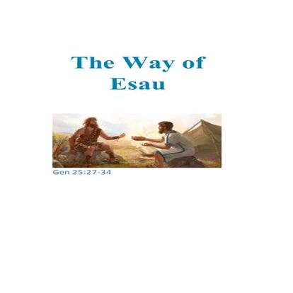 The Way of Esau.docx