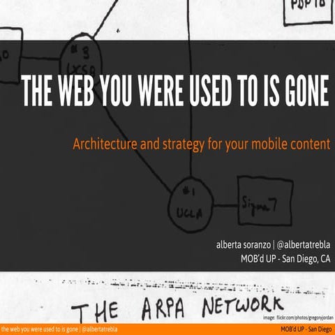 The web you were used to is gone. Architecture and strategy for your mobile c...