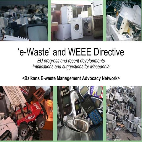 ‘e-Waste’ and WEEE Directive