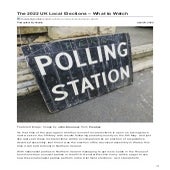 The 2022 UK Local Elections What to Watch