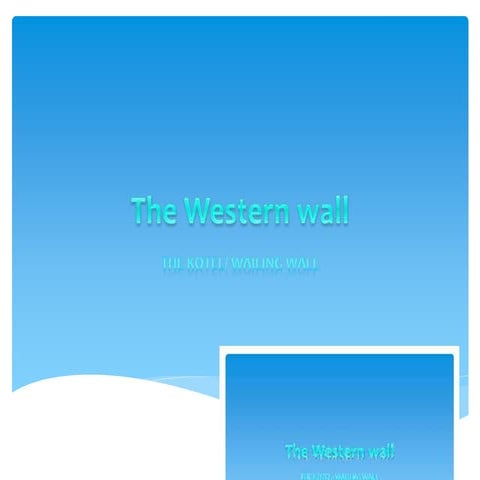 The western wall and Yad Vashem as pilgrimage site