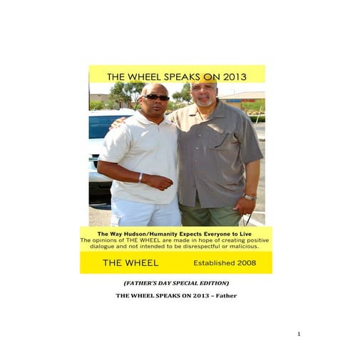 THE WHEEL SPEAKS ON 2013 – Father