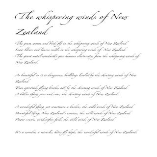 The whispering winds of new zealand
