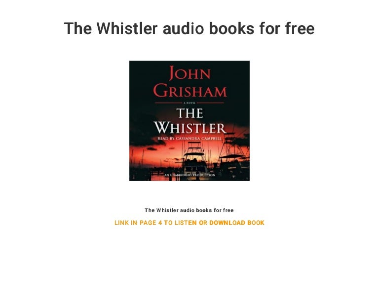 The Whistler Audio Books For Free