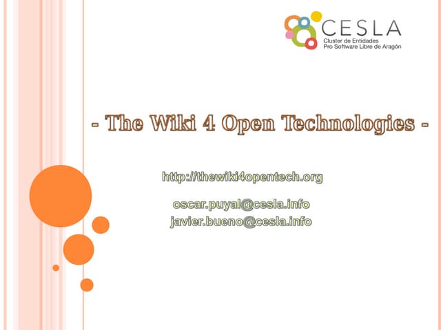 Thewiki4opentech