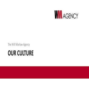 The Will Marlow Agency Culture