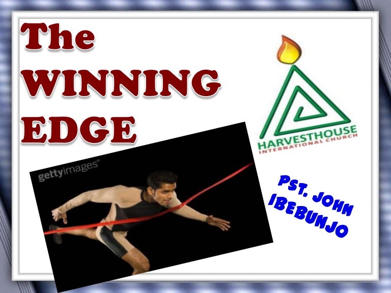 The winning edge