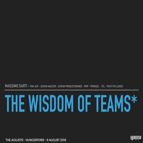 The wisdom of Teams | PDF