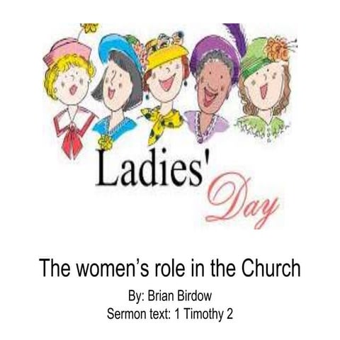 The Women's Role in the church