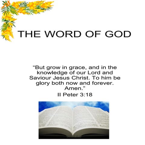 The Word of God | PDF