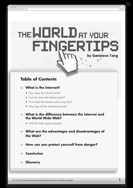 The World At Your Fingertips  PDF