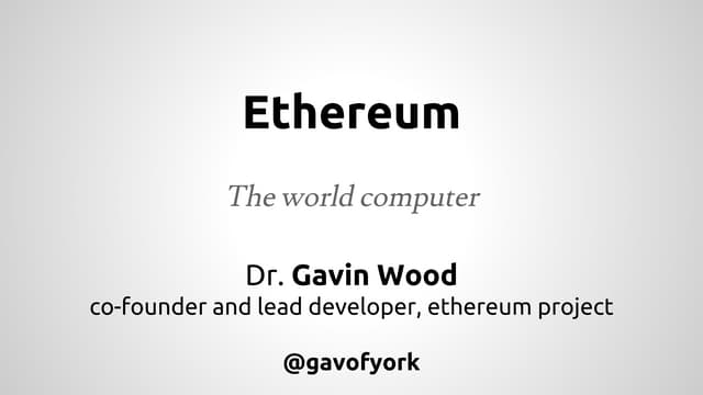 The world computer general
