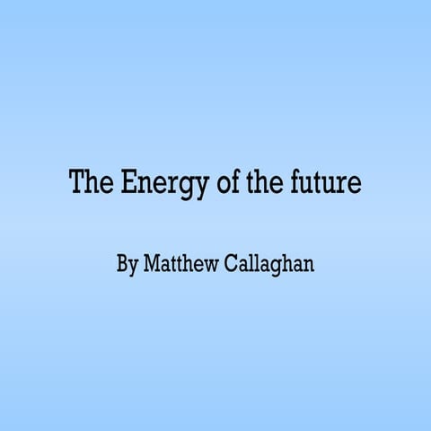 The world in 50 years