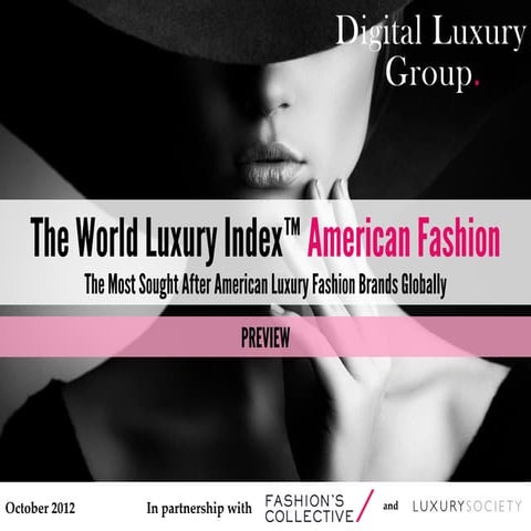 World Luxury Index American Fashion - The Most Searched American Luxury Fashion Brands Globally